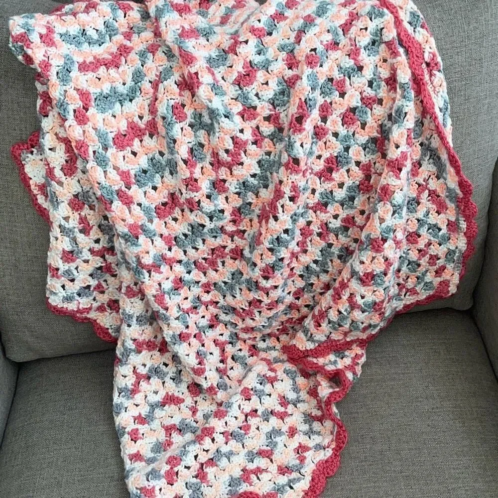 Handmade multicolor crochet